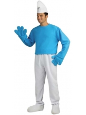 Blue Gnome Costume - Adult Mens Costumes